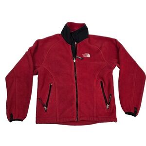 The North Face Polartec Full Zip Fleece Jacket Women's Size XS Red